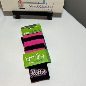 ARM Warmers Pink & Black